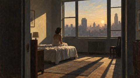 Hopper Solitude: Quiet American realism: lonely figures in stark sunlight.