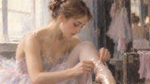 Soft Pastel: Velvety chalk-pastel portraits on textured paper.