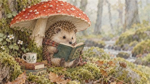 Watercolor Storybook: Soft watercolour picture-book scenes.