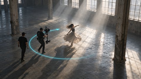 Dance Orbit: Steadicam circles a dancer in one continuous take.