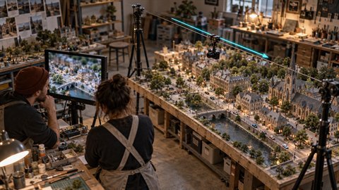 Moving Miniature: Tilt-shift time-lapse that makes the world look like a toy.
