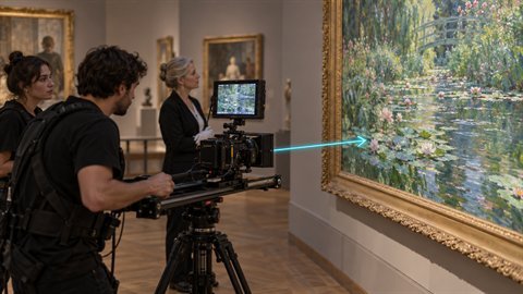 Still from the Painting Comes Alive preset